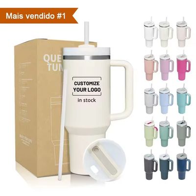 Geschäftsgeschenke 40oz Custom Stanley Edelstahl Reisemug Tumbler mit Griff in jeder Farbe