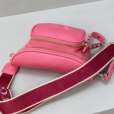 Einzelgriffige Vintage-Leder-Kreuzkörper-Taille-Tasche für Damen-Kamera-Schulter-Handtaschen