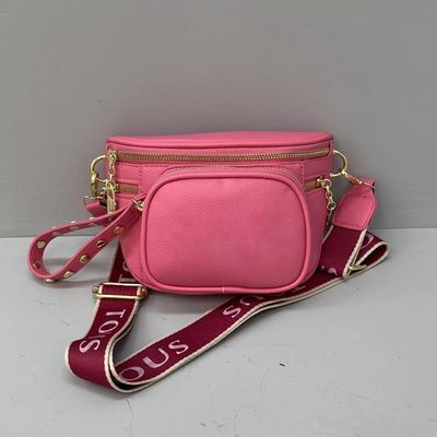 Einzelgriffige Vintage-Leder-Kreuzkörper-Taille-Tasche für Damen-Kamera-Schulter-Handtaschen