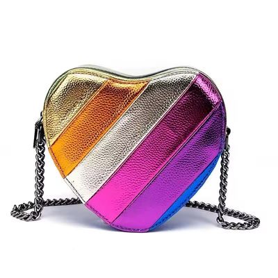 Modische Herztaschen für Frauen Sommer Trendy Designer Handtaschen in exquisitem PU-Leder