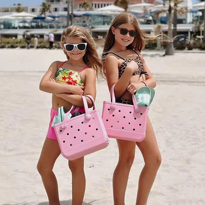 Soft Bag Fashion Style Trendy Nische Messenger EVA Loch Hohl Strandtasche für Kinder