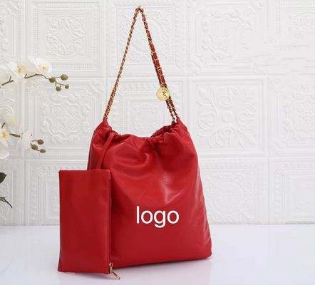 5 Farben Große Metallkette Handtaschen für Damen Designer Alle Jahreszeiten Große Größe