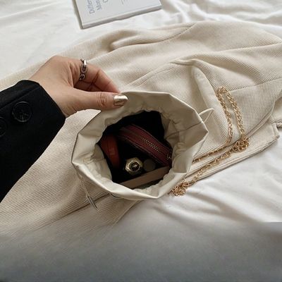 Sommer Mode Süßigkeiten Farbe Eimer Tasche mit Perlenkette Schulter Sling Tasche für Frauen