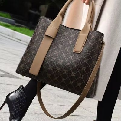 Saison Alle Jahreszeiten Mode Tote Tasche für Frauen Echte Leder Handtasche Trendy Lady