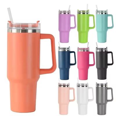 Reisemügel 40oz Doppelwand Isolierte Edelstahl Flasche für heiße, kalte Getränke