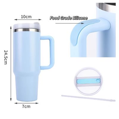 Reisemügel 40oz Doppelwand Isolierte Edelstahl Flasche für heiße, kalte Getränke