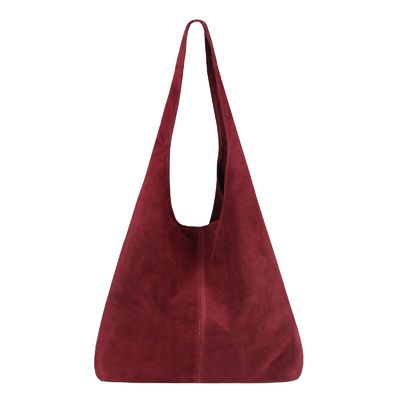 Echtes Suede-Leder Schulterhandtaschen Italienisches Leder für ein exzellentes Handwerk