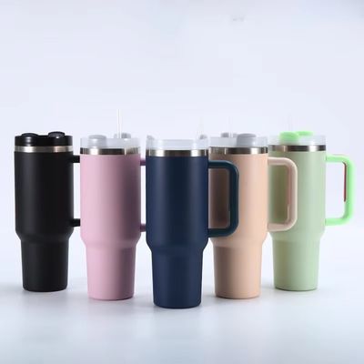 40oz Edelstahl-Tumbler Isolierter Reiseglas für heiße und kalte Getränke unterwegs