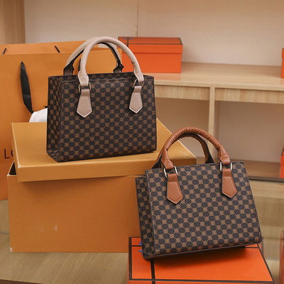 PU-Leder Luxus-Handtasche für Damen-Satz Tote Messenger-Tasche und elegante Schultertasche