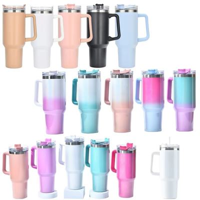 Custom Logo Wasserflasche 40oz Edelstahl isolierte Reisemug für Camping