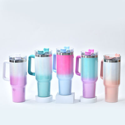 Custom Logo Wasserflasche 40oz Edelstahl isolierte Reisemug für Camping