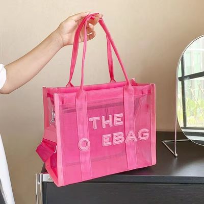 Stylisch für alle Jahreszeiten Klares PVC Transparentes Designer Großkapazität Crossbody Tote Bag