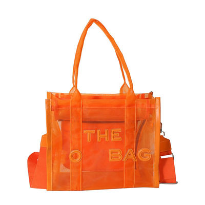 Stylisch für alle Jahreszeiten Klares PVC Transparentes Designer Großkapazität Crossbody Tote Bag