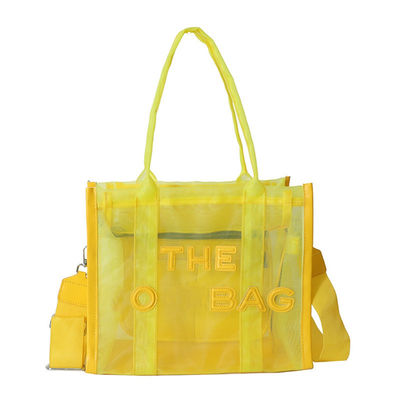 Stylisch für alle Jahreszeiten Klares PVC Transparentes Designer Großkapazität Crossbody Tote Bag