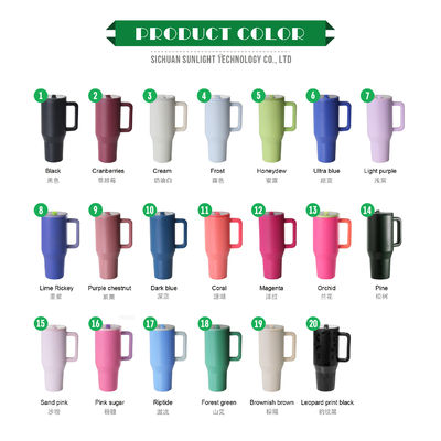 40oz Edelstahl Kaffeekuppen mit Griff und Flip Top Stroh-Tumbler