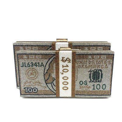 Wasserdichte Dollar-Sperre Geldkupplung Elegante Damen Hochzeitshandtaschen von Modedesigner