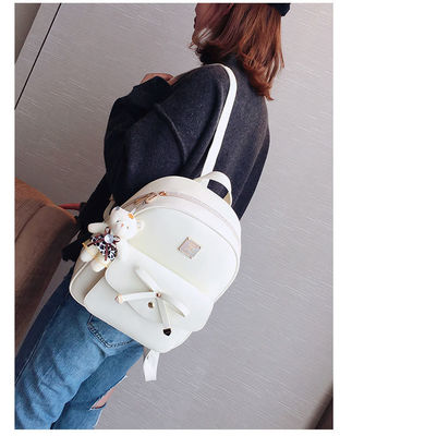 3 Stück Set Bogen Rund Rucksack Schulter Tasche Crossbody Handtasche für weibliche Stil