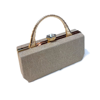 Vintage Style Hasp Frauen Handtasche mit Designer Highlight Sequins Leder Trend geschmückt