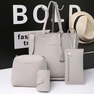 NATIONAL Style Unisex PU Leder Crossbody Tasche mit großer Kapazität und Lychee Muster