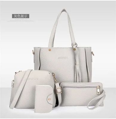 NATIONAL Style Unisex PU Leder Crossbody Tasche mit großer Kapazität und Lychee Muster