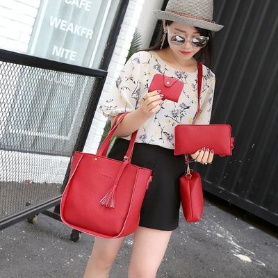 NATIONAL Style Unisex PU Leder Crossbody Tasche mit großer Kapazität und Lychee Muster
