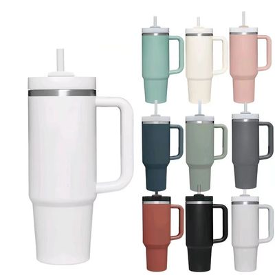 40oz Doppelwand Edelstahl Stan Auto Metall Reise Kaffeetasse Tumbler mit Griff