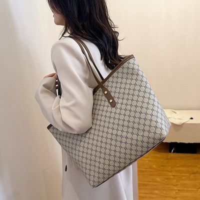 Benutzerdefiniertes Logo akzeptiert Luxus-gedruckte Handtasche Frauen PU Schultertasche Damen-Tote-Tasche LDTC-RTS88