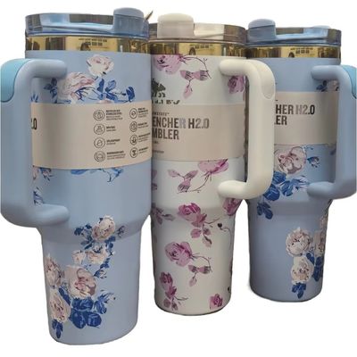Wärmedämmung 40oz Wasserbecher mit Griff für Erwachsene Outdoor Tour Geschäftsgeschenke
