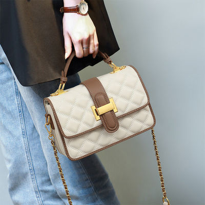 PU-Leder-Polyester Luxus-Großmarken-Schultertaschen für Frauen Handtasche Designer-Tasche