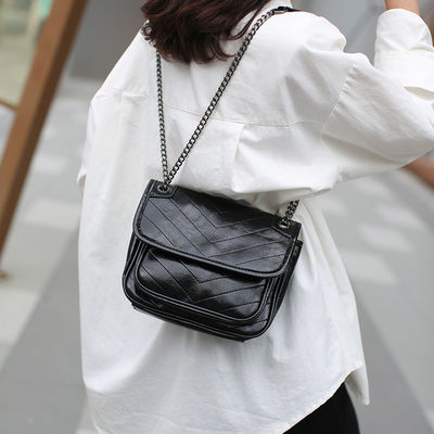 PU-Leder-Polyester Luxus-Großmarken-Schultertaschen für Frauen Handtasche Designer-Tasche