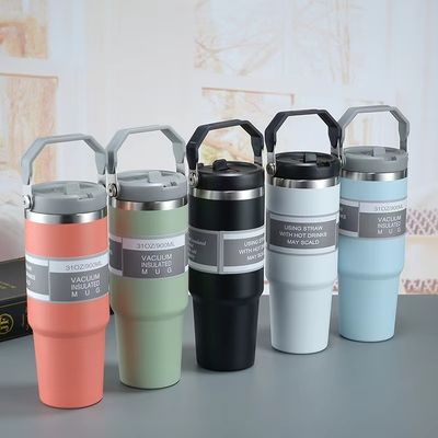 Nachhaltig isolierte Kaffeetasse mit Holz 20oz 30oz