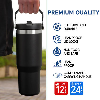 Nachhaltig isolierte Kaffeetasse mit Holz 20oz 30oz