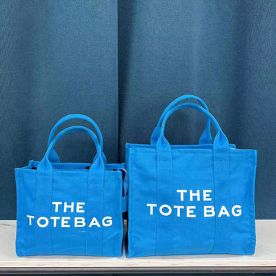 Offene Schließung Große Kapazität Luxus Schulter Leinwand Messenger Handtaschen Tote Tasche für Frauen in 11 Farben