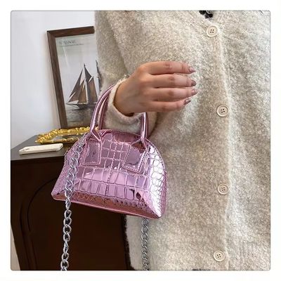 Highlight Sequins Leder Trending Kleine Taschen Mode Frau Tasche für besondere Anlässe