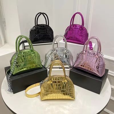 Highlight Sequins Leder Trending Kleine Taschen Mode Frau Tasche für besondere Anlässe