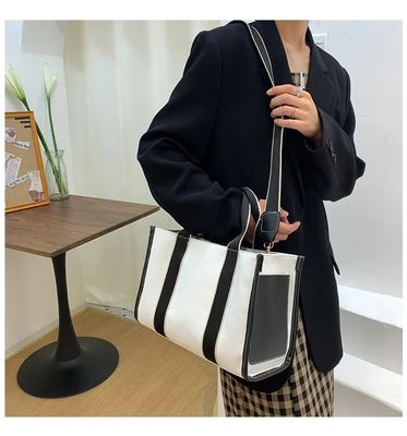 Trend Leinwandtasche Damen Mode Schulter Handtasche Großkapazität Damen Single Schultertasche