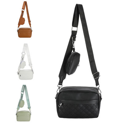 2024 Frauen Luxus PU Leder Handtaschen Wasserdicht Schulter Crossbody Brieftasche angepasst