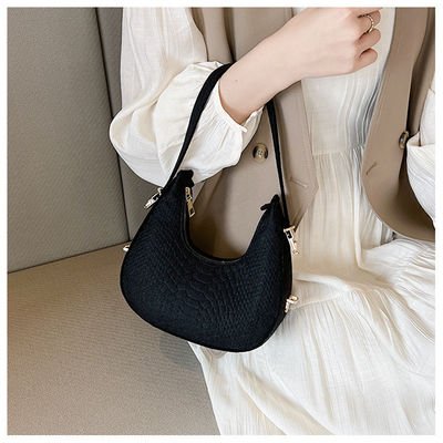 Hauptmaterial Felt 2023 Alligator-Muster PU Leder Crossbody Hobo Tasche für Frauen