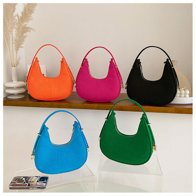 Hauptmaterial Felt 2023 Alligator-Muster PU Leder Crossbody Hobo Tasche für Frauen