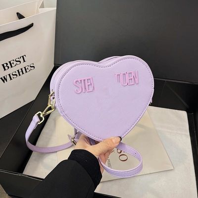 Hauptmaterial PU-Leder Single Handle Frauen Handtaschen für 2024 Valentinstag Geschenk