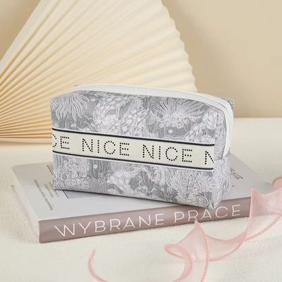 Werkzeuge Aufbewahrung Öko-Börste Make-up-Tasche Brief gedruckte Tasche De Make-up für Frauen Taschen