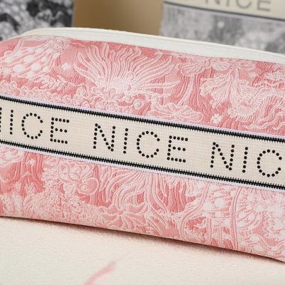 Werkzeuge Aufbewahrung Öko-Börste Make-up-Tasche Brief gedruckte Tasche De Make-up für Frauen Taschen
