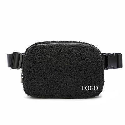 Luxus-Plüsch-Kreuzkörper Fanny-Pack Taschen Modische Handtasche Briefmuster