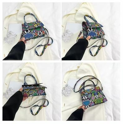 Stilvolle Luxus-Mode-Taschen für Damen Designer Highlight Sequins Leder kleine Taschen