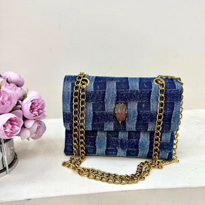 Leinwand Stoff Quadrat Kreuzkörper Handtaschen Designer Adlerkopf Messenger für modisch