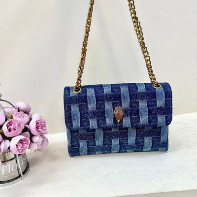 Leinwand Stoff Quadrat Kreuzkörper Handtaschen Designer Adlerkopf Messenger für modisch