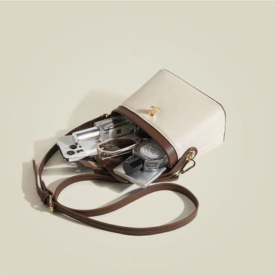 Trendy Farbgefühl Damenbox Pile Tasche Hand- oder Crossbody für Minderheitenfrauen