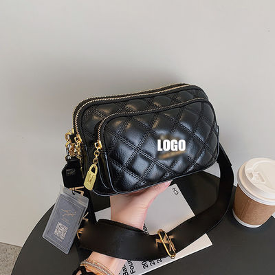 Sommer-Diamond-Multi-Pocket-Schultertasche mit Bewegungserkennung und hoher Kapazität