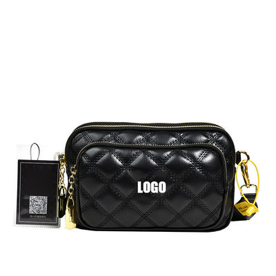 Sommer-Diamond-Multi-Pocket-Schultertasche mit Bewegungserkennung und hoher Kapazität