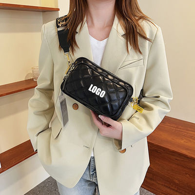 Sommer-Diamond-Multi-Pocket-Schultertasche mit Bewegungserkennung und hoher Kapazität